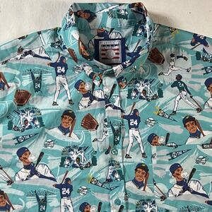 RSVLTS Ken Griffey Jr Shirt Men's 2XL Baseball Hall of Fame "The Kid" KUNUFLEX